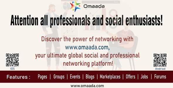 Omaada - A global social and professionals networking platform